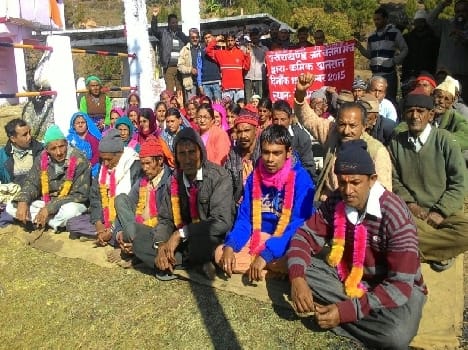  Villagers continue relay hunger strike